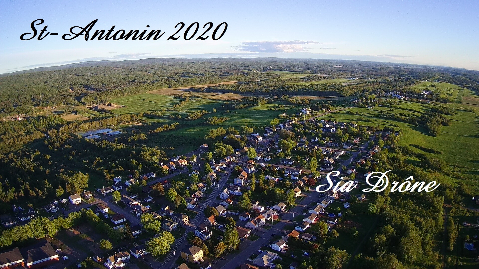 St-Antonin, Qc, 2020, Sia Drône