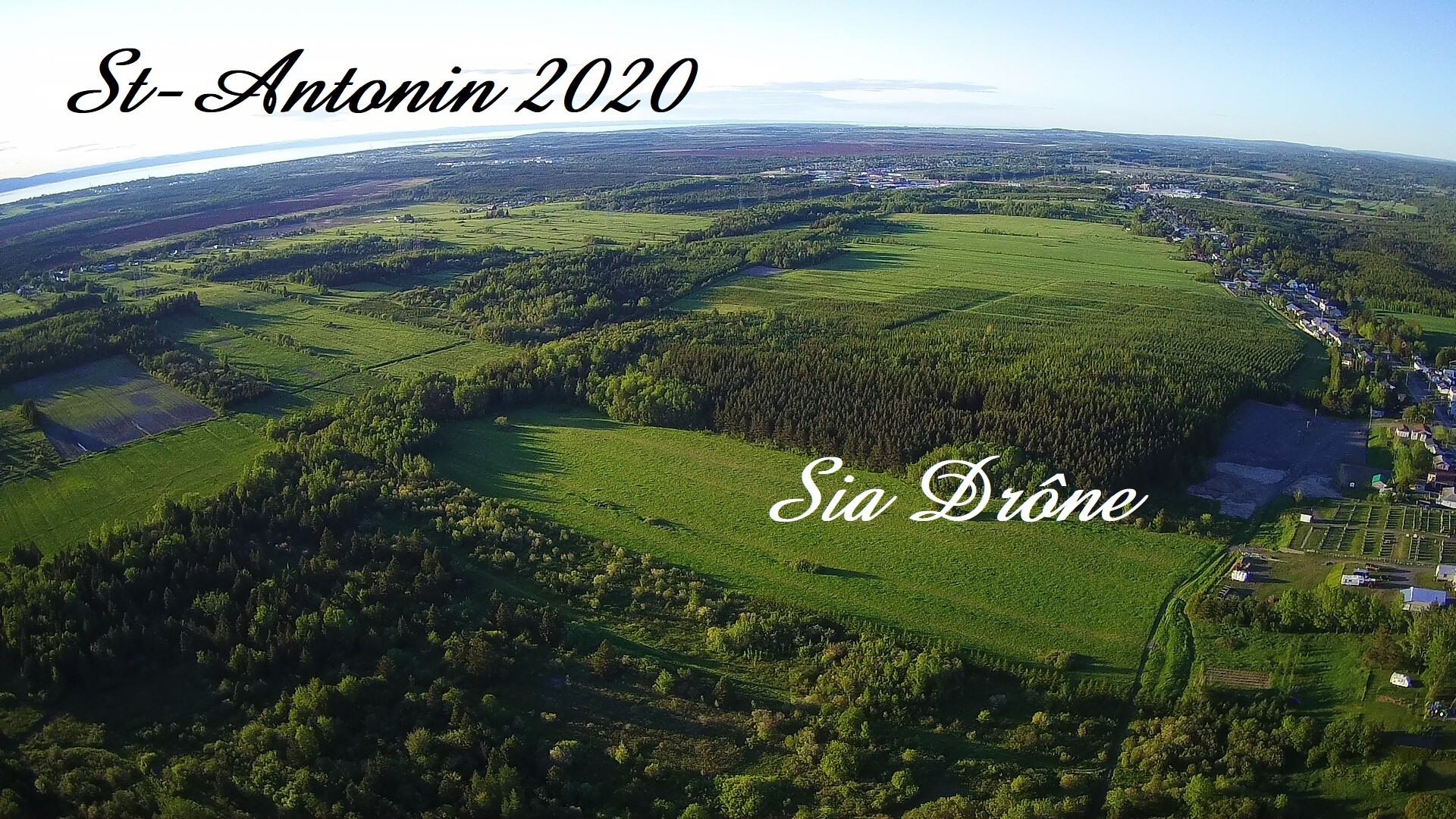 St-Antonin, Qc, 2020, Sia Drône