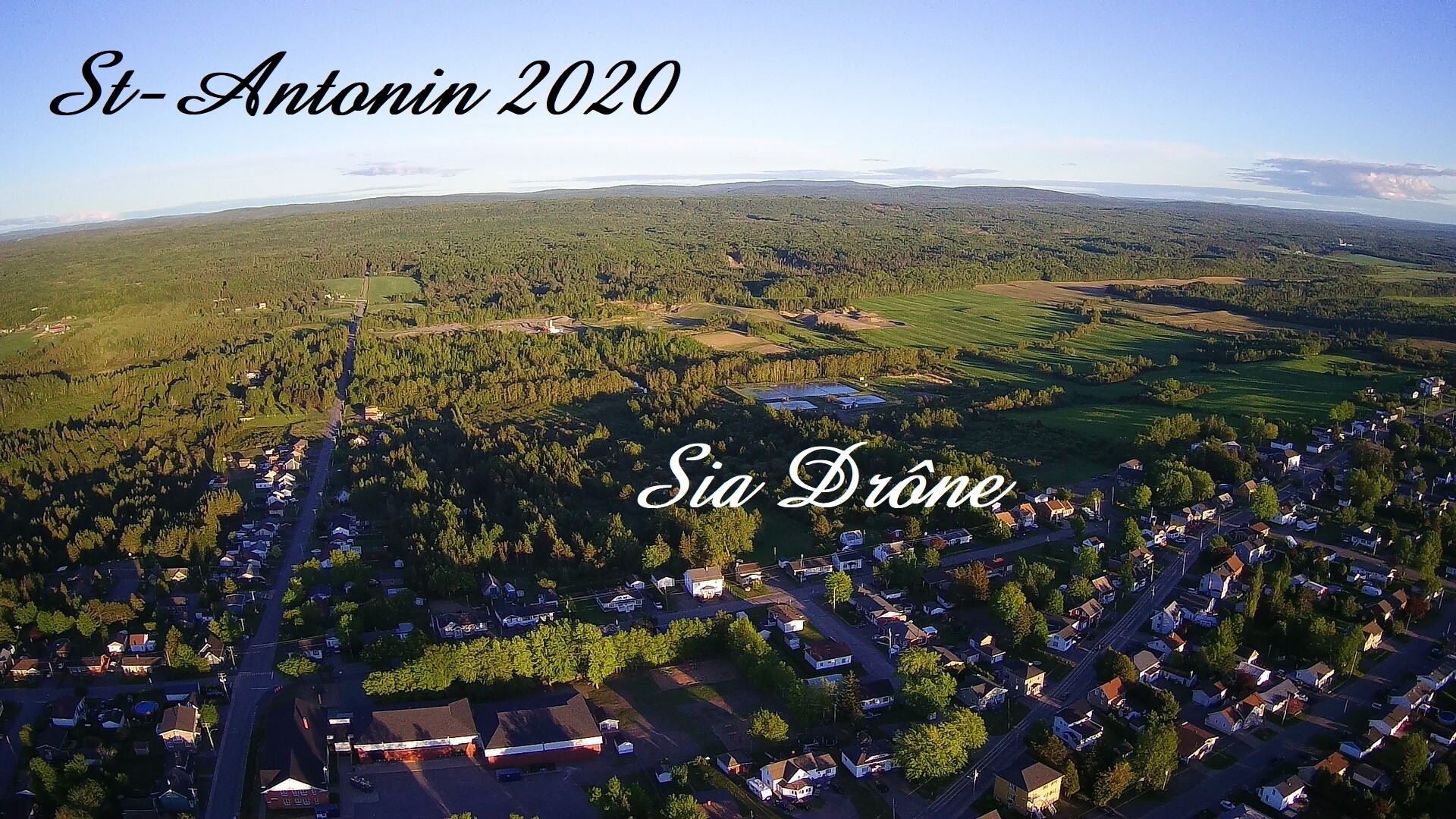 St-Antonin, Qc, 2020, Sia Drône