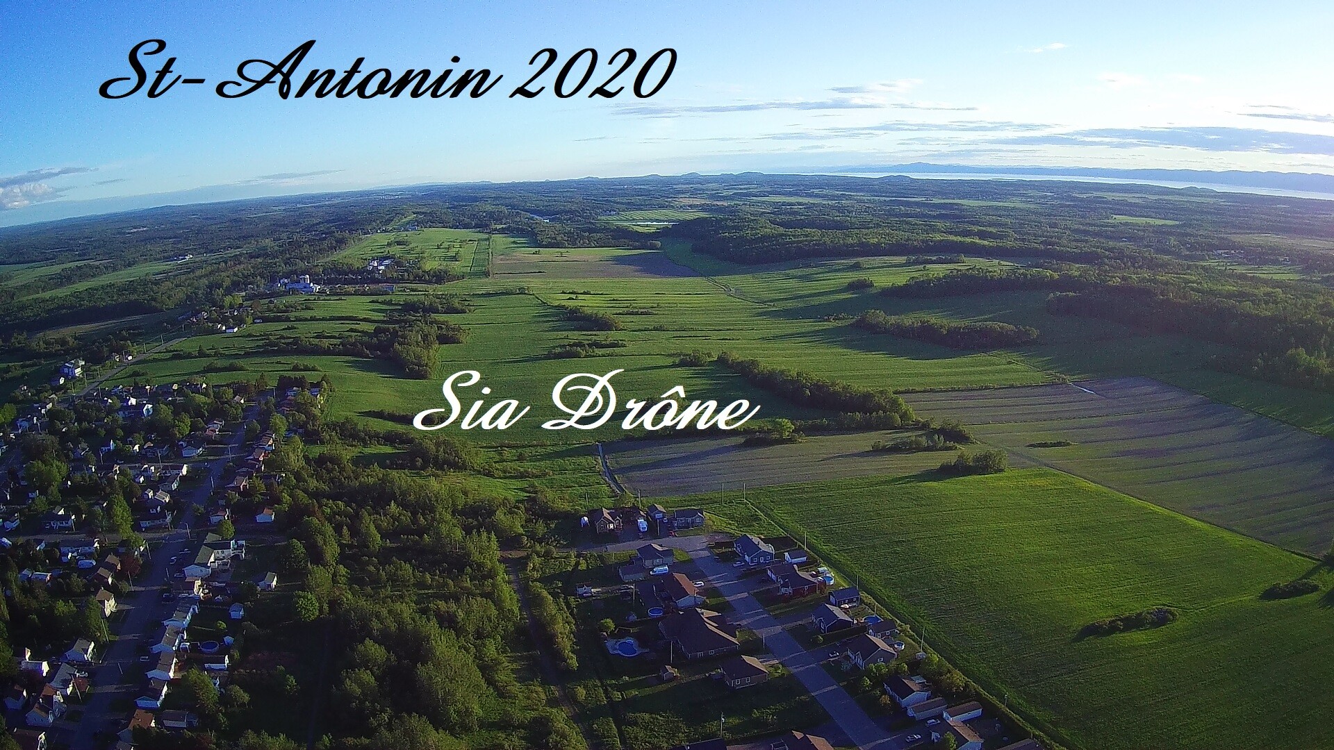 St-Antonin, Qc, 2020, Sia Drône