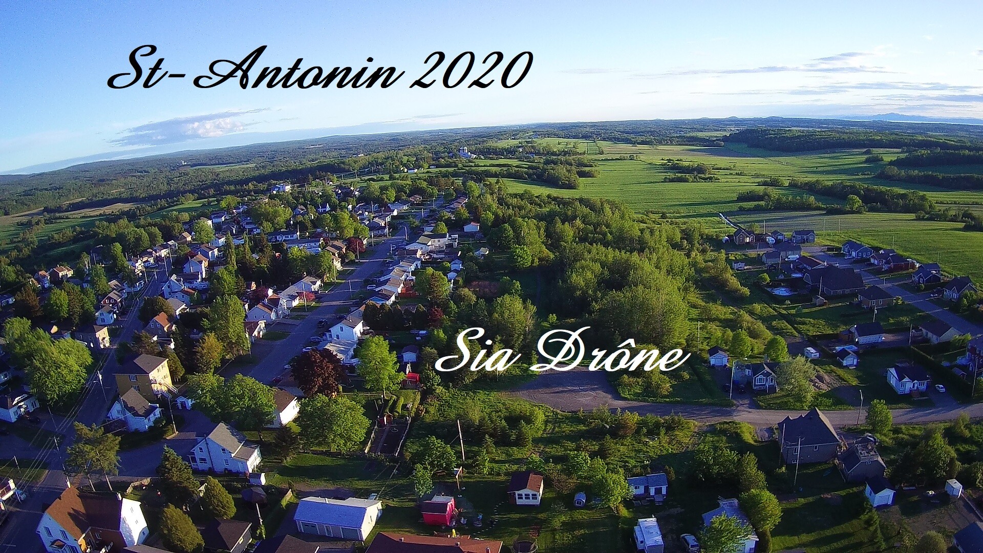 St-Antonin, Qc, 2020, Sia Drône