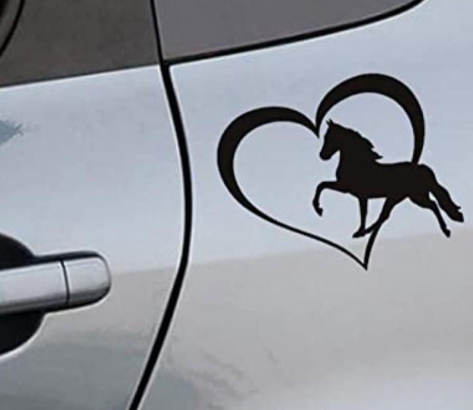 Autocollants love horse