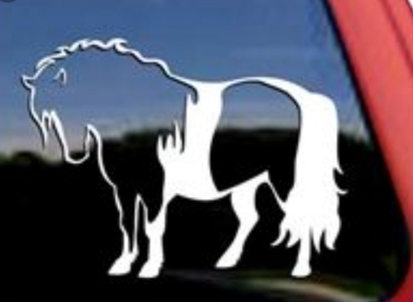 Autocollants chevaux 