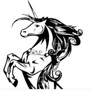 Autocollants licorne