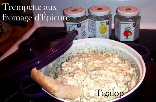 trempette extra aux fromages d'épicure