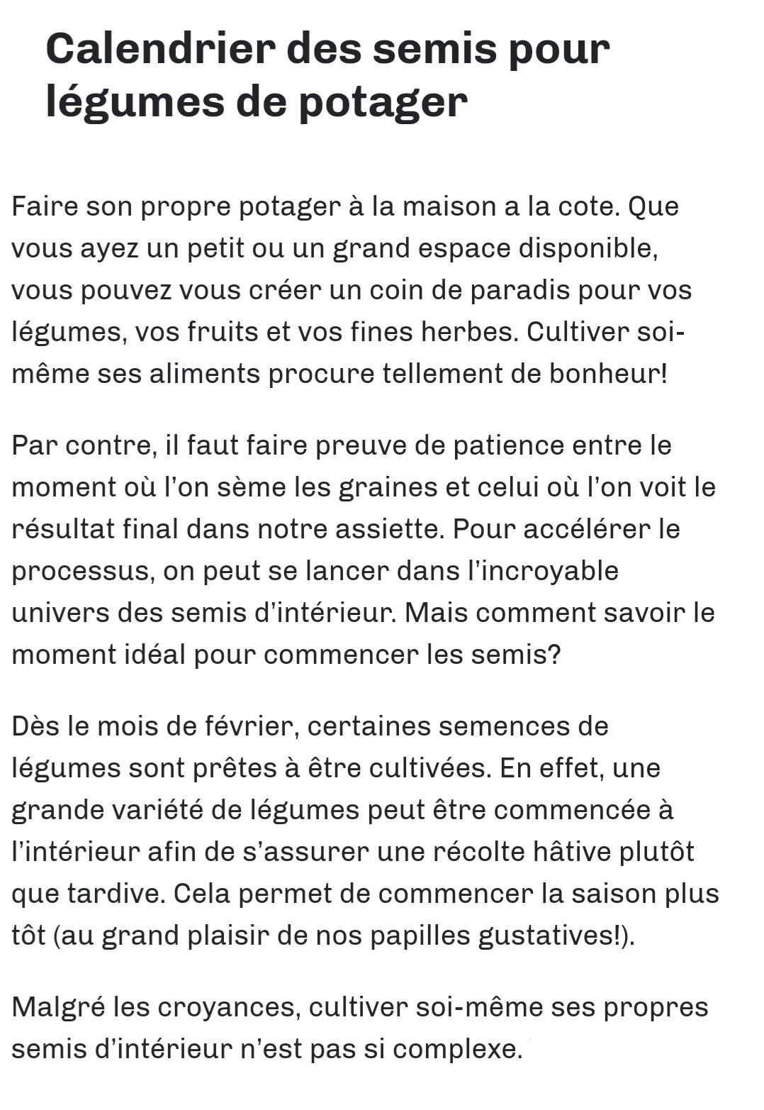 étapes pour réussir un semis à l'intérieur