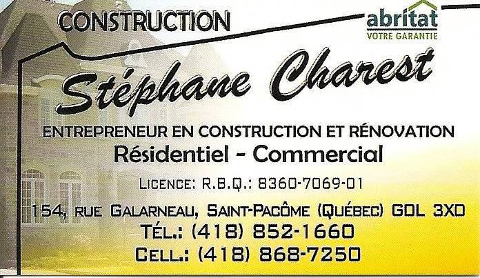 Construction Stéphane Charest