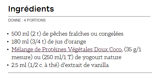 Frappé à la pêche épicure
