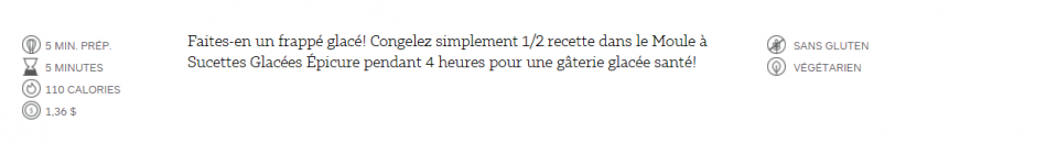 Frappé à la pêche épicure