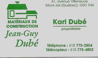 Matériaux De Construction Jean-Guy Dubé Inc